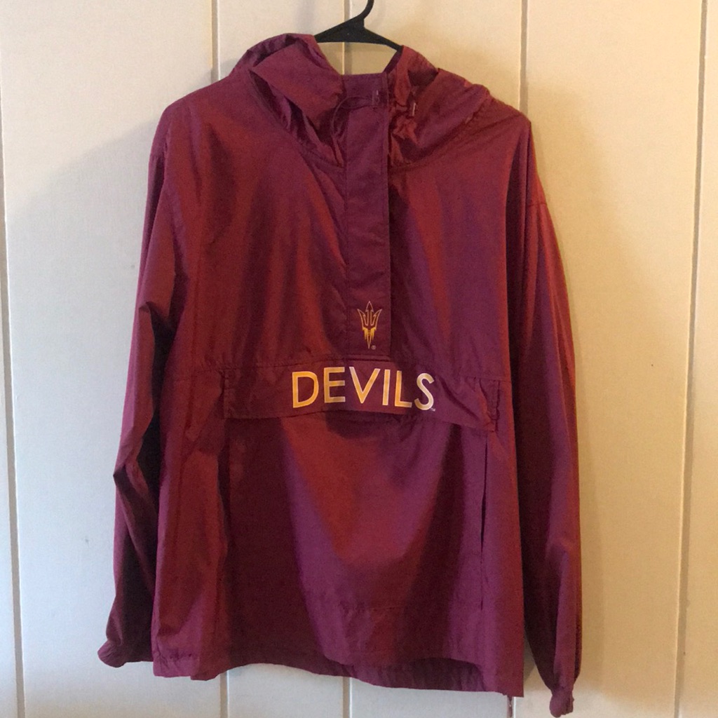 Maroon Pullover With Devils Logo